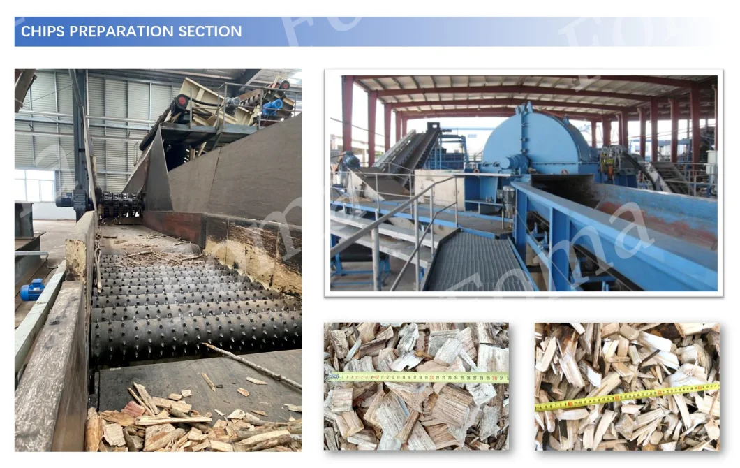 Disc Chipper Wood Chipping Machine Shredder for MDF / Particle Board / Log, Timber, Pulp and Paper Production Line