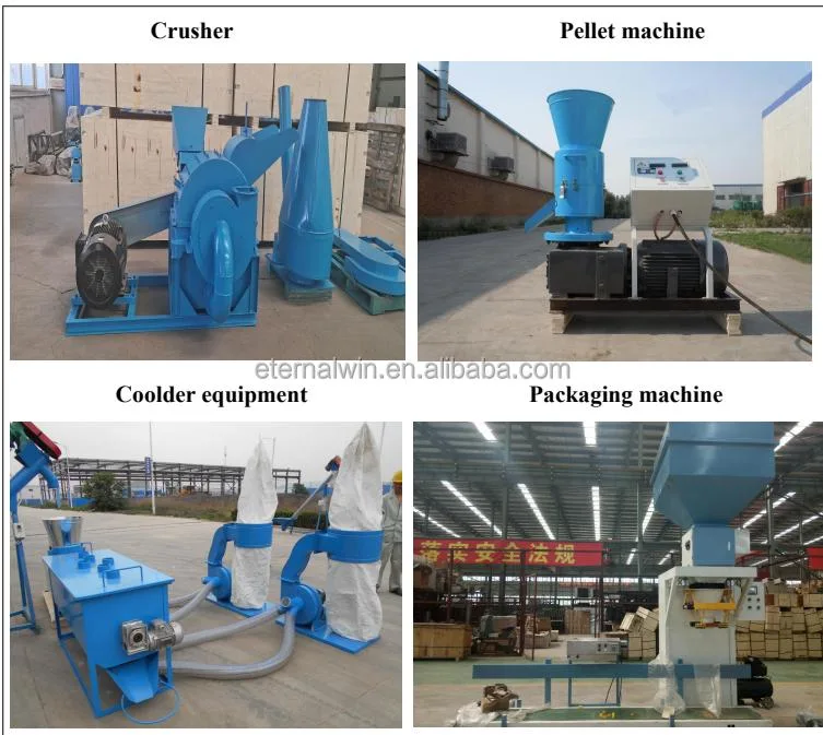 Poultry Farm Machinery Feed Mill Extruder Animal Pellet Machine