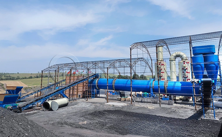 Industrial Rotary Dryer Machine Copper Mining Ore Powder/ Clay /Coal/Sludge Slurry/Fly Ash/Sand Biomass Sawdust Rotary Dryer